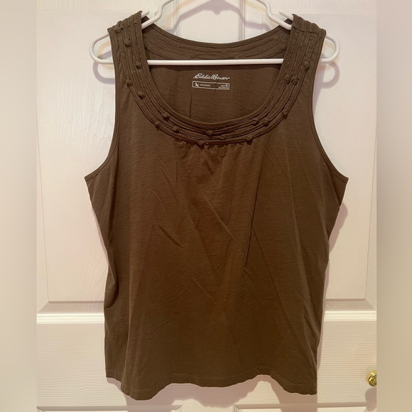 Eddie Bauer ladies tank top. Army green color. Size XL - Picture 1 of 3